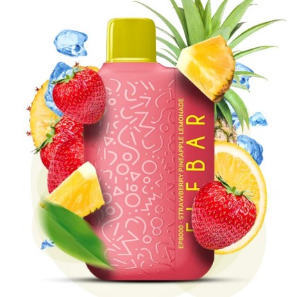Elf Bar EP8000 5% 8000тяг. Полунично-ананасовий лимонад (Strawberry Pineapple Lemonade)