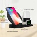 Док-станція зарядна станція Wireless fast charger 3 в 1