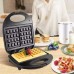 Вафельница Domotec MS-7705  электрическая с антипригарным покрытием 1000 Вт, Электро вафельница