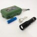 Тактичний ліхтар Bailong BL-518/8518-T6 3 режими роботи zoom з/в microUSB кейс, кишеньковий міні ліхтар