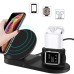 Док-станція зарядна станція Wireless fast charger 3 в 1