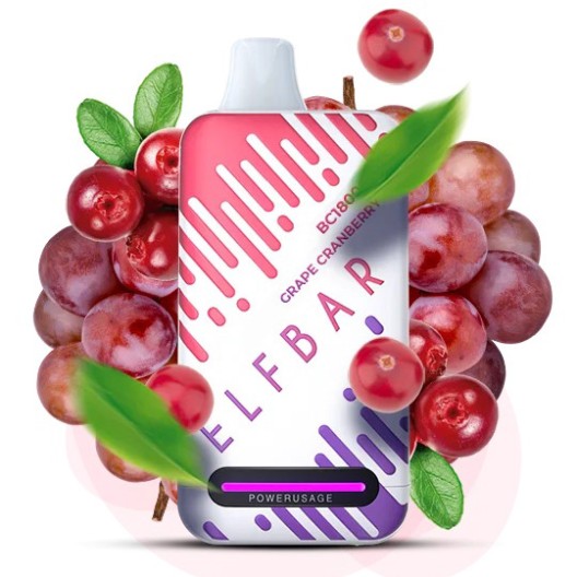 Elf Bar BC18000 Original 5% перезаряджаємий под. Журавлина Виноградн (Cranberry Grape)