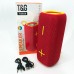 Портативна Bluetooth колонка TG654 8W з підсвічуванням, блютуз колонка для вулиці. Колір: червоний