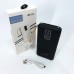 Power Bank зарядний пристрій на сонячній батареї 10000mAh з індикатором заряду. Колір: чорний