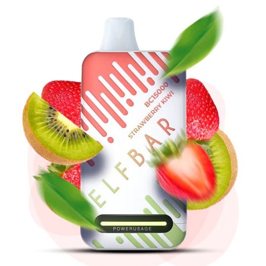 Elf Bar BC15000 5% 15000 тяг. Полуниця Ківі (Strawberry Kiwi)
