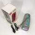 Портативна колонка Bluetooth з LED підсвічуванням TG288, акумуляторна колонка для музики. Колір: сірий