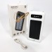 Power Bank Solar Smart 1015 зарядний пристрій на сонячній батареї 20000mAh з індикатором заряду Білий