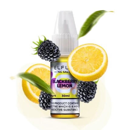 Рідина ELFLIQ 30мл 5%. Ожина Лимон (Blackberry Lemon)