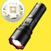 Ліхтар ручний акумуляторний PLD-503-TG powerbank, потужний акумуляторний лед ліхтарик, супер яскравий ліхтарик