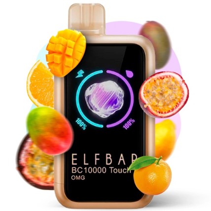 Elf Bar BC10000 Touch. Маракуя Апельсин Манго Гуава (OMG)