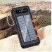 Power Bank Solar Smart 1015 зарядний пристрій на сонячній батареї 20000mAh з індикатором заряду Чорний