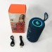 Bluetooth колонка портативна TG656 FM-радіо, потужна переносна акустична колонка. Колір: синій