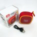 Портативна Bluetooth-колонка TG659 з ремінцем, Гучна блютуз колонка для вечірки. Колір: червоний