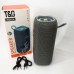 Портативна колонка Bluetooth TG654 8W з підсвічуванням, Бездротова колонка портативна потужна. Колір: сірий