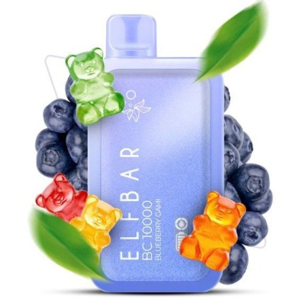 Elf Bar BC10000. Чорничний Гамі (Blueberry Gami)