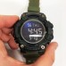 Годинник наручний чоловічий SKMEI 1968AG ARMY GREEN, брендовий чоловічий годинник, годинник для чоловіка. Колір: зелений