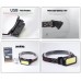 Ліхтар налобний BL-008+COB (white+red), червоне світло, водозахист, вбудований акумулятор