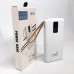 Power Bank зарядний пристрій на сонячній батареї 10000mAh з індикатором заряду. Колір: білий