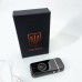 Дугова електроімпульсна запальничка USB Герб України (індикатор заряду, ліхтарик) HL-442. Колір чорний