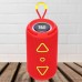 Bluetooth колонка портативна TG656 FM-радіо, акумуляторна колонка для музики. Колір: червоний