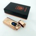 Електрична та газова запальничка Україна з USB-зарядкою HL-431, Юсб запальничка. Колір: золотий