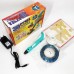 3D ручка Smart 3D Pen 2 c LCD дисплеєм, Цікава ручка 3д для дітей, Оригінальна. Колір: блакитний