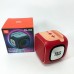 Портативна Bluetooth колонка TG359 7W з RGB підсвічуванням, Гучна блютуз колонка. Колір: червоний