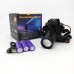 Ліхтар налобний NIGHT VISION FLUORESCENCE CT012-3L-2TG(white+red), Налобний ліхтар з лінзою
