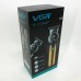 Тример для бороди та вусів VGR V-989 7000 об. Машинка для стрижки, окантування кераміка+сталь. Колір чорний