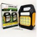 Ліхтар переносний JY-978D-LED+12COB, power bank, ліхтар світлодіодний прожектор. Колір: жовтий