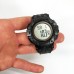 Годинник наручний чоловічий SKMEI 1545BKWT BLACK-WHITE, водонепроникний чоловічий годинник. Колір: чорний