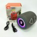 Портативна колонка TG655 5W з RGB підсвічуванням та ремінцем, Гучна блютуз колонка. Колір: сірий