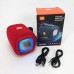 Портативна Bluetooth колонка TG339 5W з RGB підсвічуванням, Гучна блютуз колонка. Колір: червоний