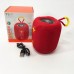 Портативна Bluetooth колонка TG658 8W з RGB підсвічуванням, колонка для вечірки. Колір: червоний