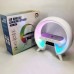 LED Лампа нічник з бездротовою зарядкою та Bluetooth динаміком G-Lite XM-X63, Годинник хамелеон з будильник