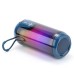 Bluetooth-колонка TG651 з RGB ПІДСВІТКОМ, акумуляторна колонка для музики, для вечірки. Колір: синій