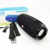 Портативна колонка Bluetooth TG534 SD IPX5 з ремінцем, акумуляторна колонка для музики. Колір: чорний