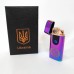 Електрична та газова запальничка Україна з USB-зарядкою HL-435, Юсб запальничка. Колір: хамелеон