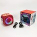 Портативна Bluetooth колонка TG359 7W з RGB підсвічуванням, Гучна блютуз колонка. Колір: червоний