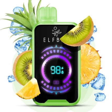 ELF BAR FS18000 5%. Ківі Ананас (Kiwi Pineapple Ice)