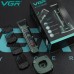 Акумуляторна бездротова машинка для стрижки волосся VGR V-696 з LED дисплеєм та ТУРБО режимом