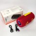 Bluetooth-колонка TG657 з RGB підсвічуванням 1500 mAh, бездротова колонка портативна потужна. Колір: червоний