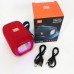 Портативна Bluetooth колонка TG339 5W з RGB підсвічуванням, Гучна блютуз колонка. Колір: червоний