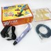 3D ручка Smart 3D Pen 2 c LCD дисплеєм, Ручка для об'ємного малювання, Дитяча 3д ручка. Колір: фіолетовий
