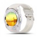Розумний смарт-годинник Smart Watch V8. Колір: білий