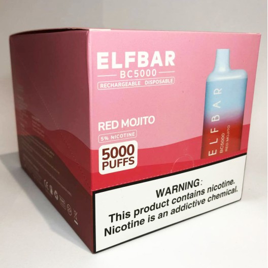 Elf Bar BC5000 Original 5% перезаряджається под. Червоне Мохіто (Red Mojito)