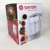 Електрочайник Satori SGK-4105-WT 1.8 л 1500 Вт, стильний електричний чайник, чайники з підсвічуванням