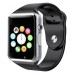 Смарт-годинник Smart Watch A1 розумний електронний зі слотом під sim-карту + карту пам'яті micro-sd. Колір: срібний