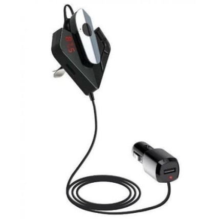 Трансмітер FM V11 BT з Bluetooth гарнітурою модулятор, блютуз фм передавач для автомагнітоли