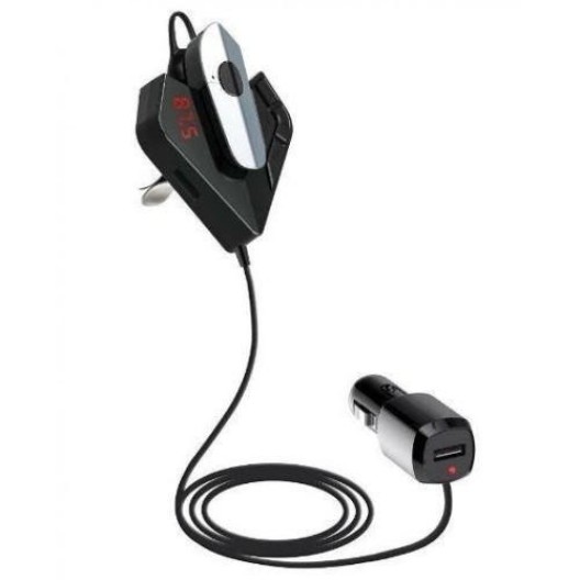Трансмітер FM V11 BT з Bluetooth гарнітурою модулятор, блютуз фм передавач для автомагнітоли